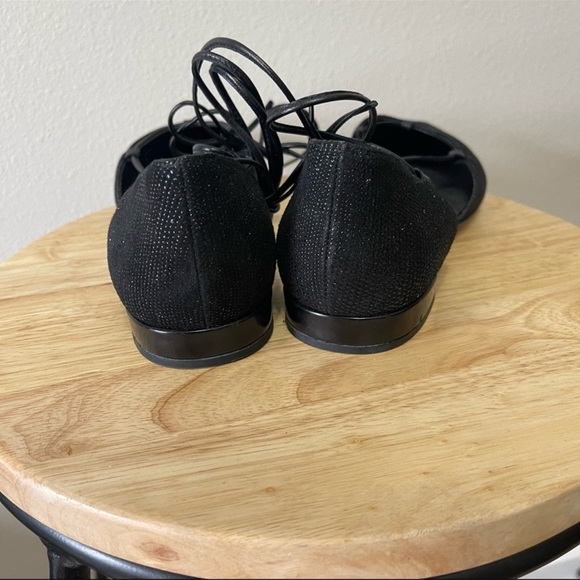 Stuart Weitzman Gilligan Lace-Up d'Orsay Flats - Picture 14 of 16